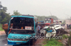 Tragedy in Kundapur: 8 school children die, 11 injured  as Omni, pvt bus collide